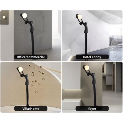 Lampa stojąca SILUETTE 1xE27/25W/230V 210 cm Human Girl