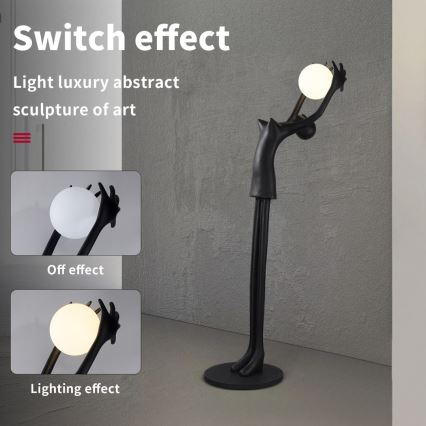 Lampa stojąca SILUETTE 1xE27/25W/230V 210 cm Human Girl