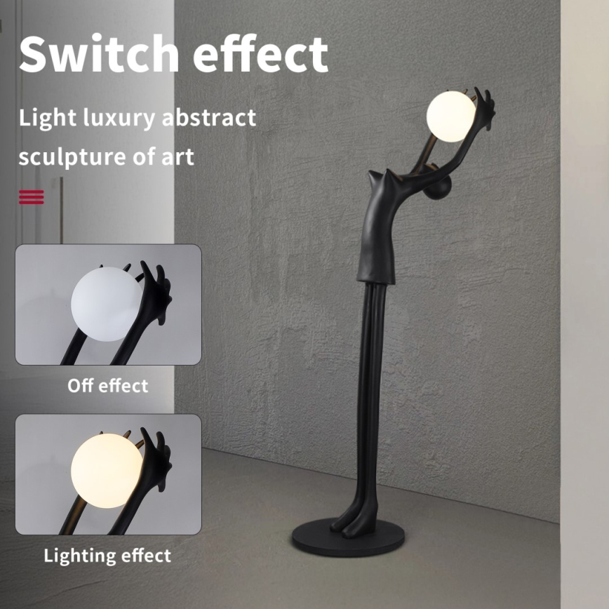 Lampa stojąca SILUETTE 1xE27/25W/230V 210 cm Human Girl