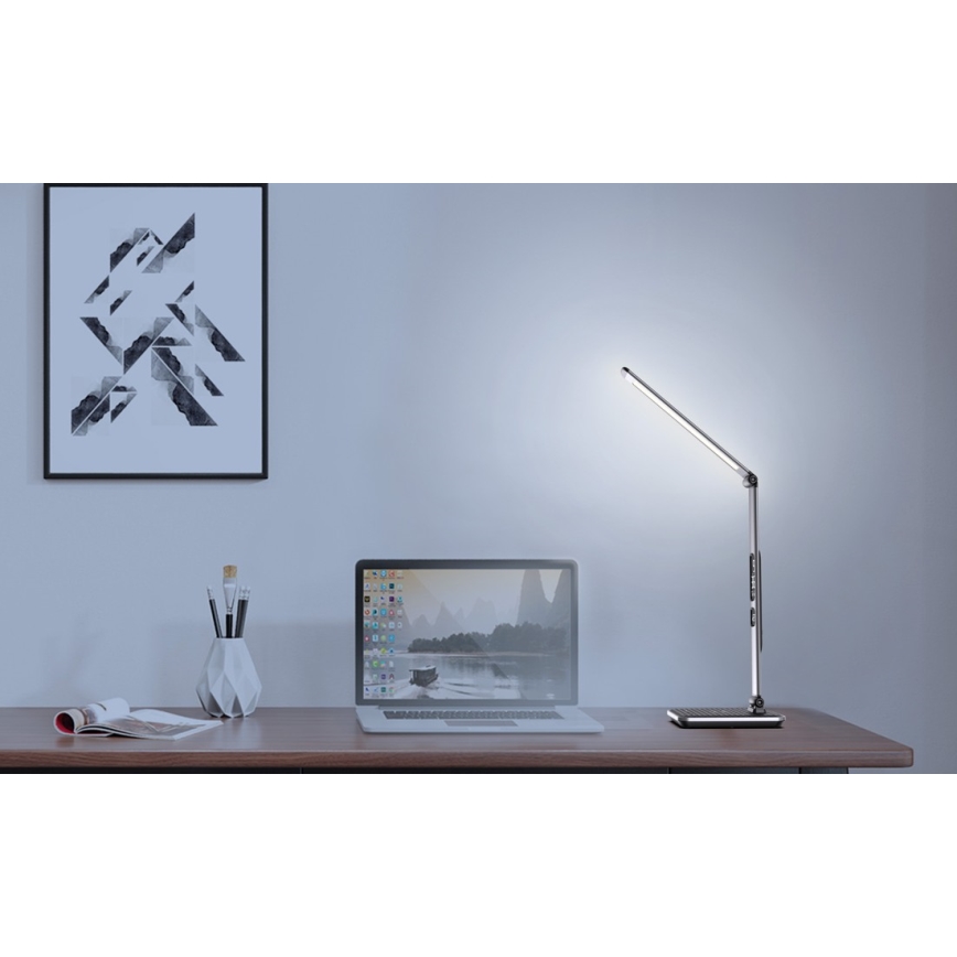 LED Ściemniana lampa stołowa LED/8,5W/230V z ładowaniem bezprzewodowym