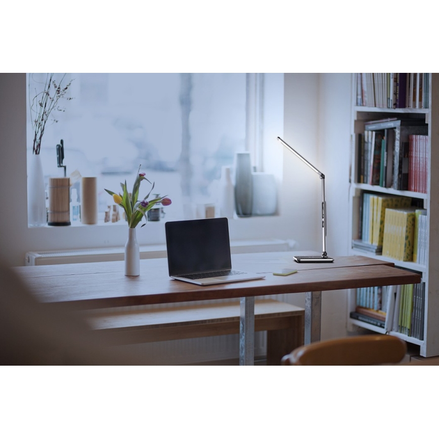 LED Ściemniana lampa stołowa LED/8,5W/230V z ładowaniem bezprzewodowym