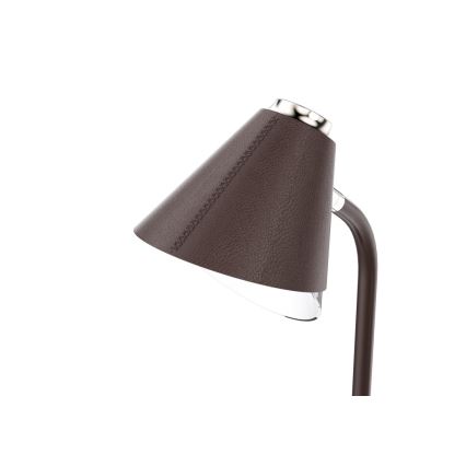 Lampa stołowa LED z funkcją ściemniania i ładowaniem bezprzewodowym FINCH LED/9W/12/230V brązowe/złoty