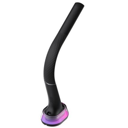 LED RGB Regulowana lampa stołowa z ładowaniem bezprzewodowym CORELLA LED/7W/12/230V czarna