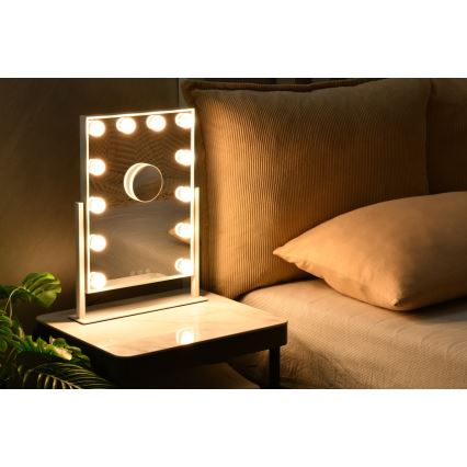 LED Ściemnialne lusterko kosmetyczne MUST HAVE LED/12W/230V