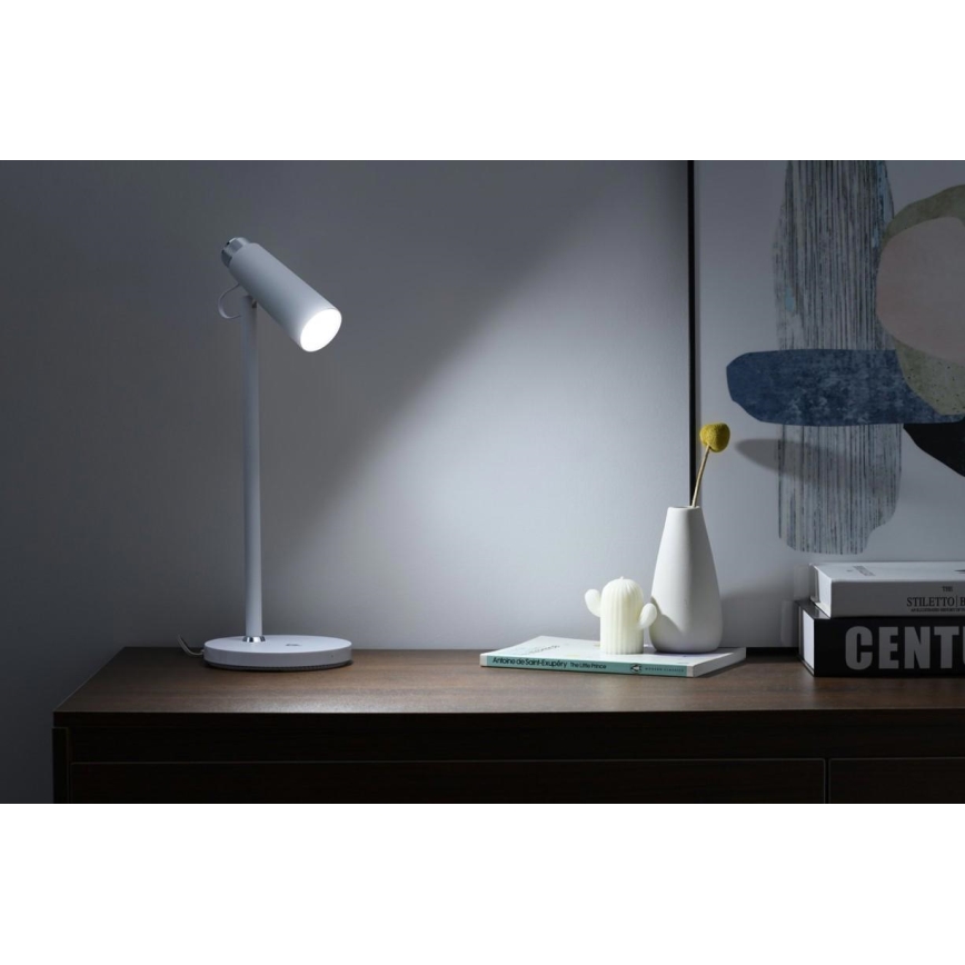 LED Lampa stołowa ściemnialna z bezprzewodowym Qi ładowaniem TIT LED/12W/230V biały