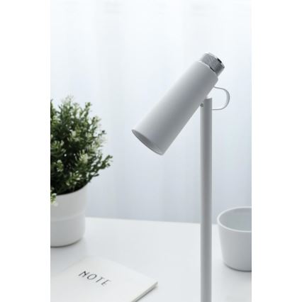LED Lampa stołowa ściemnialna z bezprzewodowym Qi ładowaniem TIT LED/12W/230V biały