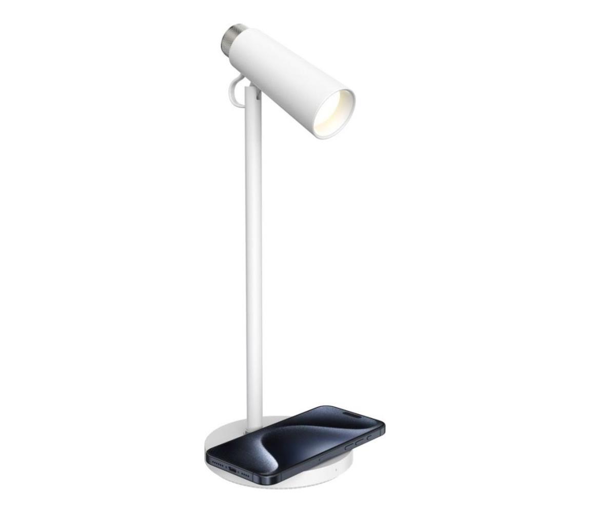 08990L - LED Lampa stołowa ściemnialna z Qi ładowaniem TIT LED/12W/230V biały