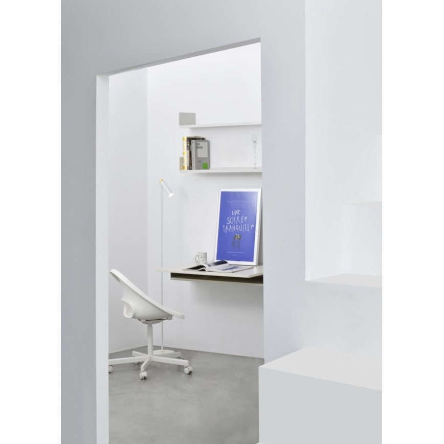 LED Lampa podłogowa ściemnialna TIT LED/6W/230V biały