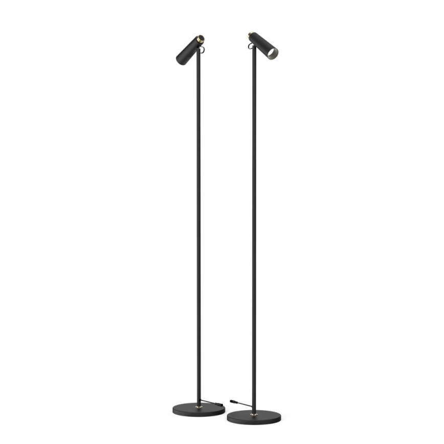 LED Lampa podłogowa ściemnialna TIT LED/6W/230V czarny