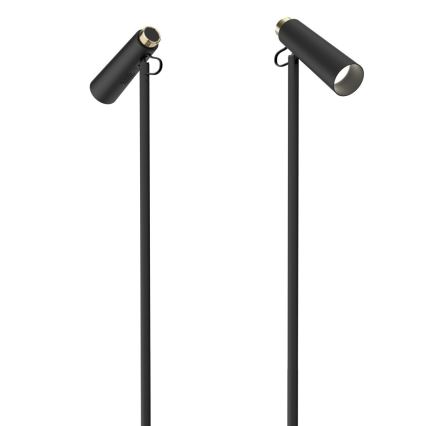 LED Lampa podłogowa ściemnialna TIT LED/6W/230V czarny