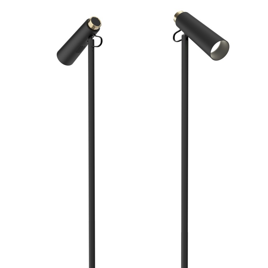 LED Lampa podłogowa ściemnialna TIT LED/6W/230V czarny