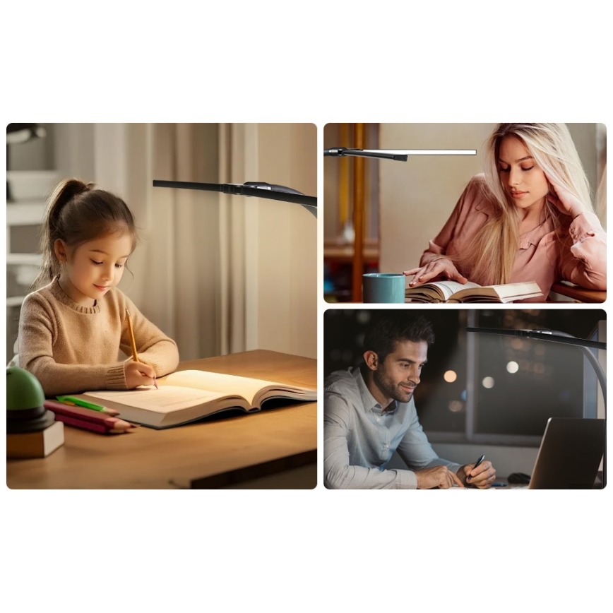 LED Elastyczne ściemnialne oświetlenie monitora OFFICE LED/24W/230V 2700-6300K CRI 95