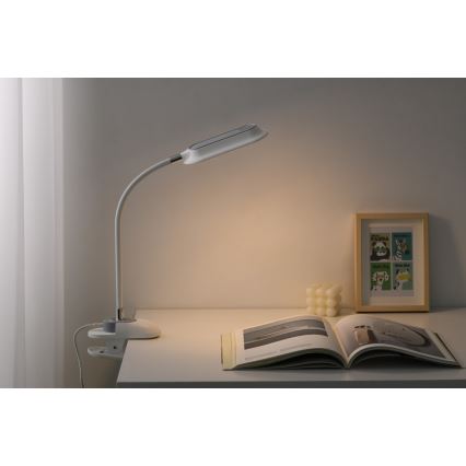 LED+CCT ściemnialna lampka biurkowa z klipsem CLIP LED/7,5W/230V 3000/4200/5000K biała