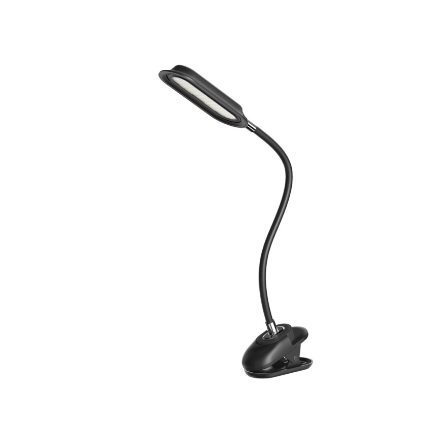 LED+CCT ściemnialna lampa biurkowa z klipsem CLIP LED/7,5W/230V 3000/4200/5000K czarna