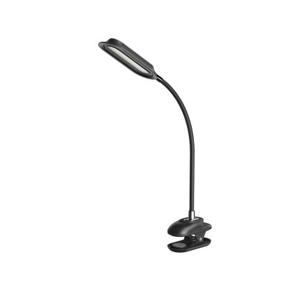 LED+CCT ściemnialna lampa biurkowa z klipsem CLIP LED/7,5W/230V 3000/4200/5000K czarna