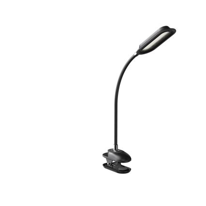LED+CCT ściemnialna lampa biurkowa z klipsem CLIP LED/7,5W/230V 3000/4200/5000K czarna
