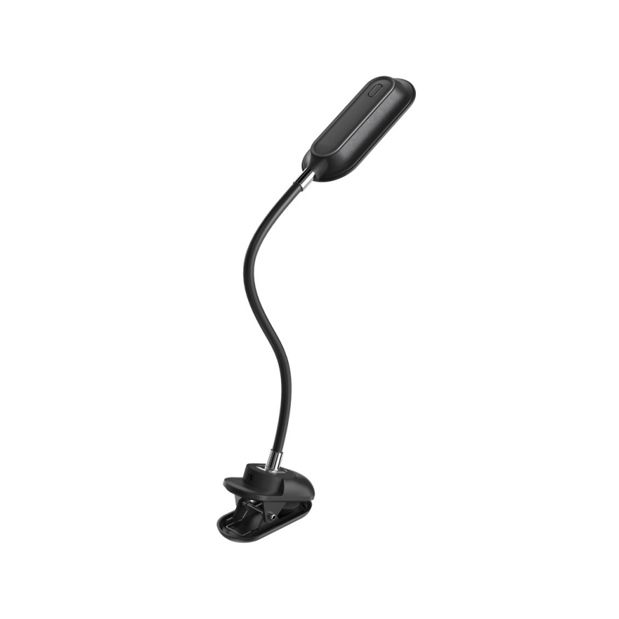 LED+CCT ściemnialna lampa biurkowa z klipsem CLIP LED/7,5W/230V 3000/4200/5000K czarna
