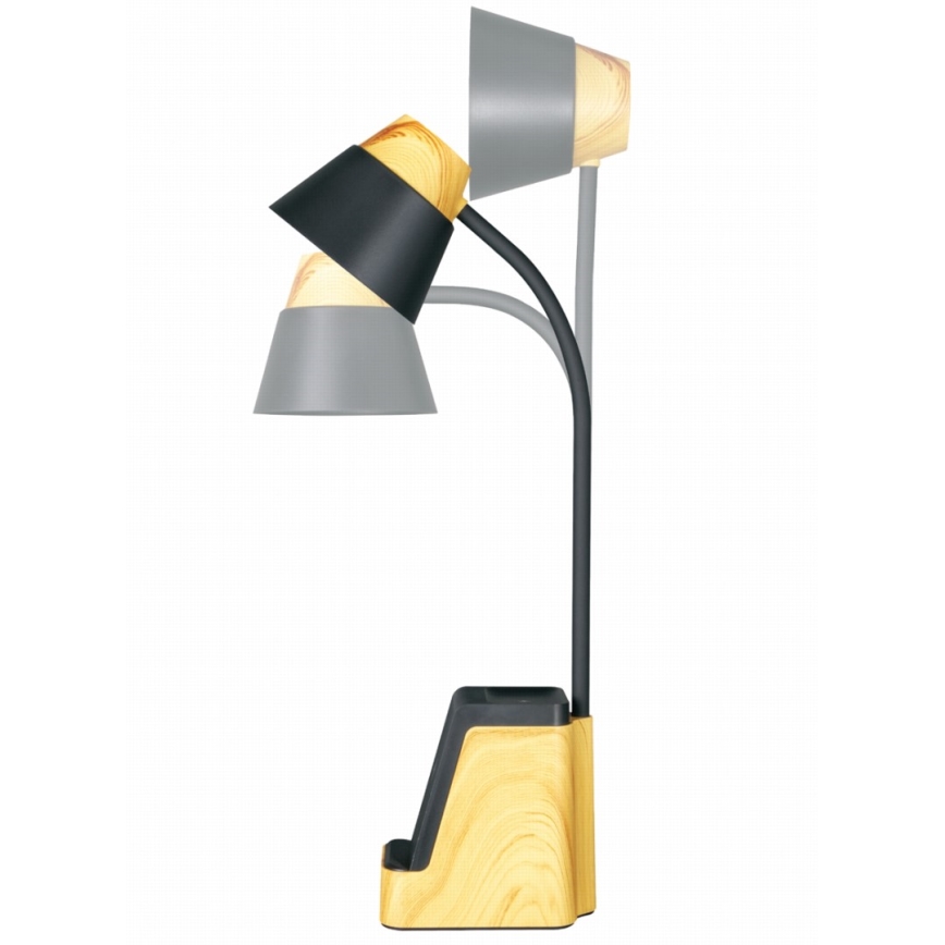 LED+CCT ściemnialna lampa stołowa z bezprzewodowym ładowaniem Qi IDEAL LED/8W/230V 2700/4000/5000K beżowy