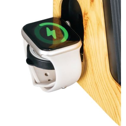 LED+CCT ściemnialna lampa stołowa z bezprzewodowym ładowaniem Qi IDEAL LED/8W/230V 2700/4000/5000K beżowy