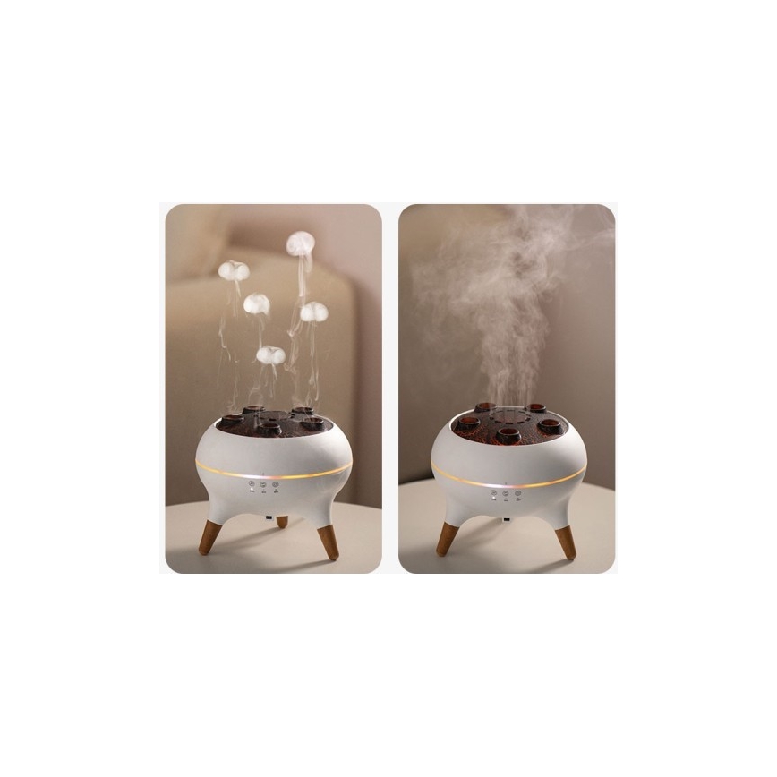 Immax 09104L - Dyfuzor zapachowy i nawilżacz powietrza JELLYFISH LED/11W/5V