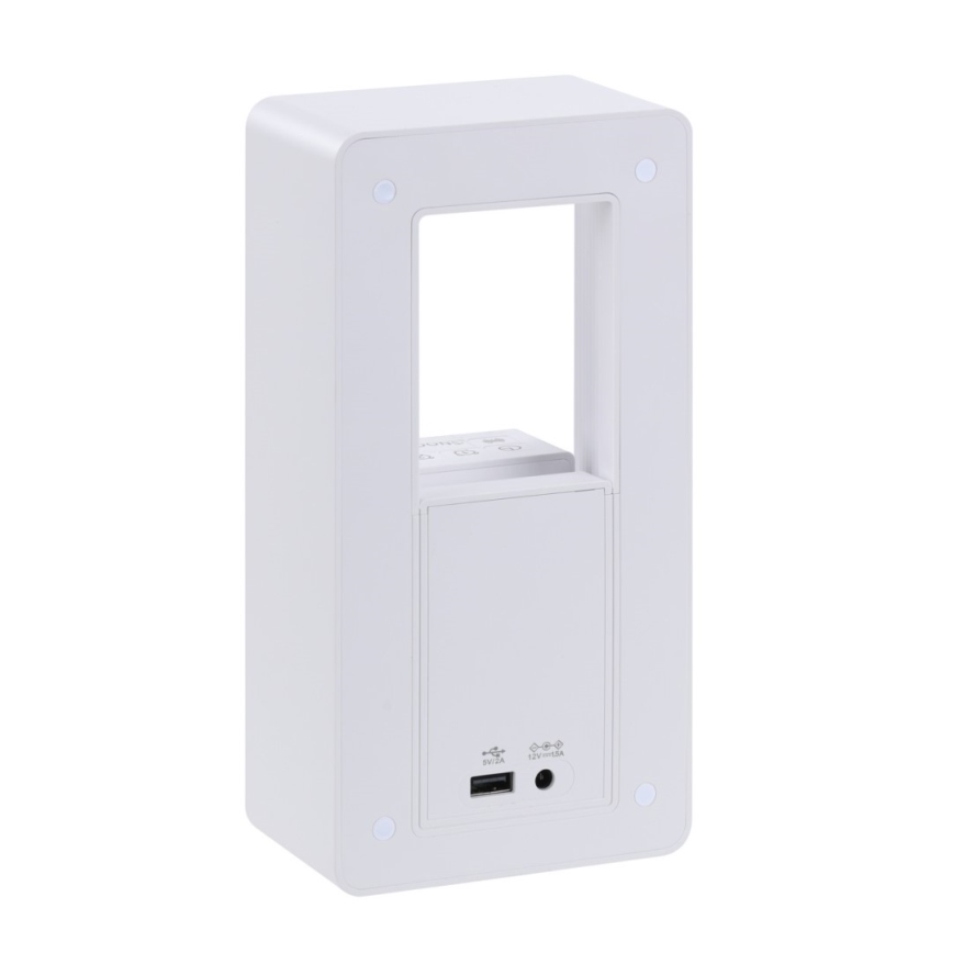Lampka biurkowa LED z budzikiem i funkcją ładowania CALM LED/3,5W/5V