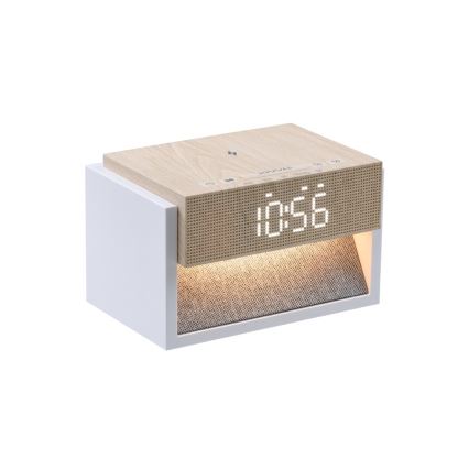 Lampka biurkowa LED z budzikiem i ładowaniem CALM LED/1,2W/5V