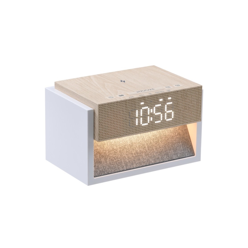 Lampka biurkowa LED z budzikiem i ładowaniem CALM LED/1,2W/5V