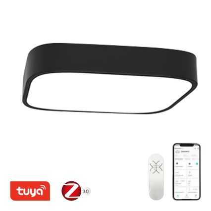 Immax NEO 07041L - LED Regulowane oświetlenie sufitowe RECUADRO LED/67W/230V 80x80 Tuya + pilot zdalnego sterowania