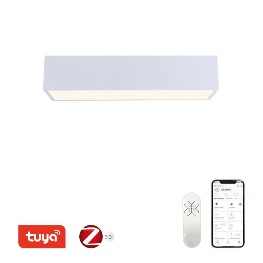 Immax NEO 07072-60 - LED Plafon ściemnialny CANTO LED/34W/230V biały Tuya + pilot zdalnego sterowania