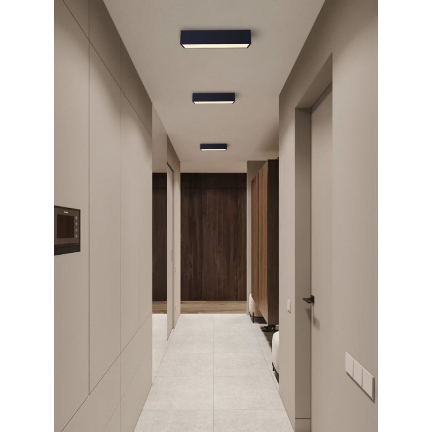 Immax NEO 07074-60 - LED Plafon ściemnialny CANTO LED/34W/230V czarny Tuya + pilot zdalnego sterowania