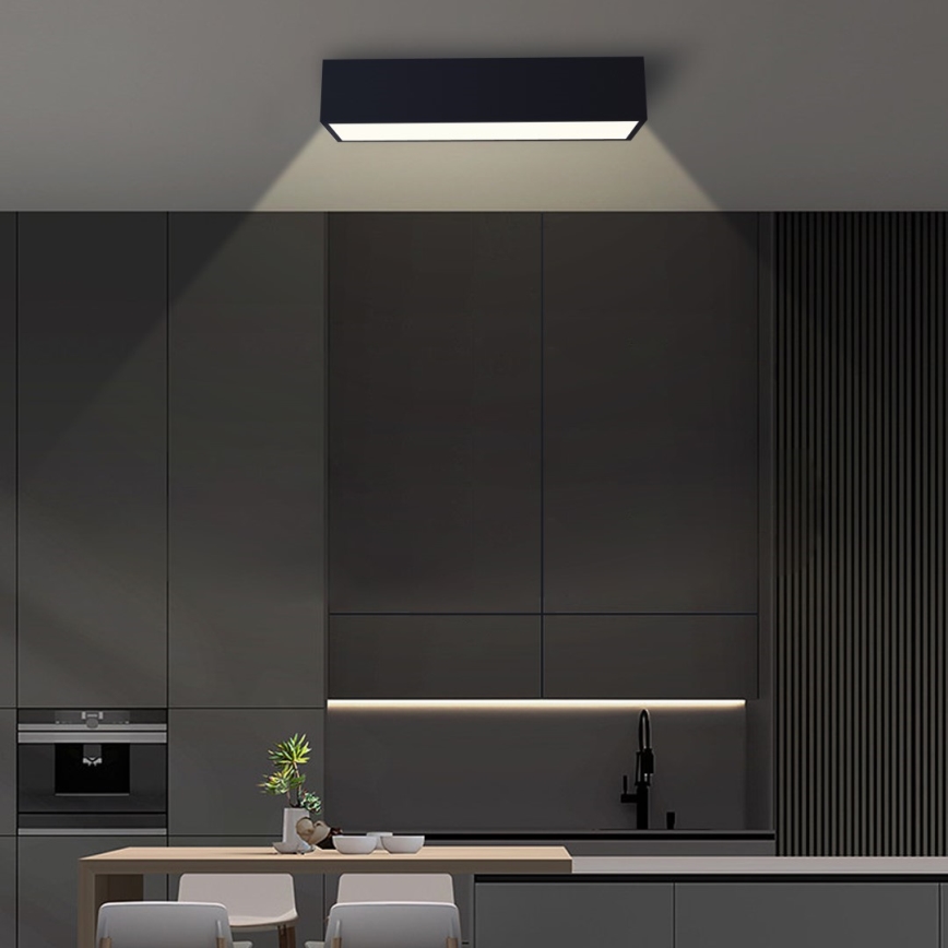 Immax NEO 07074-60 - LED Plafon ściemnialny CANTO LED/34W/230V czarny Tuya + pilot zdalnego sterowania