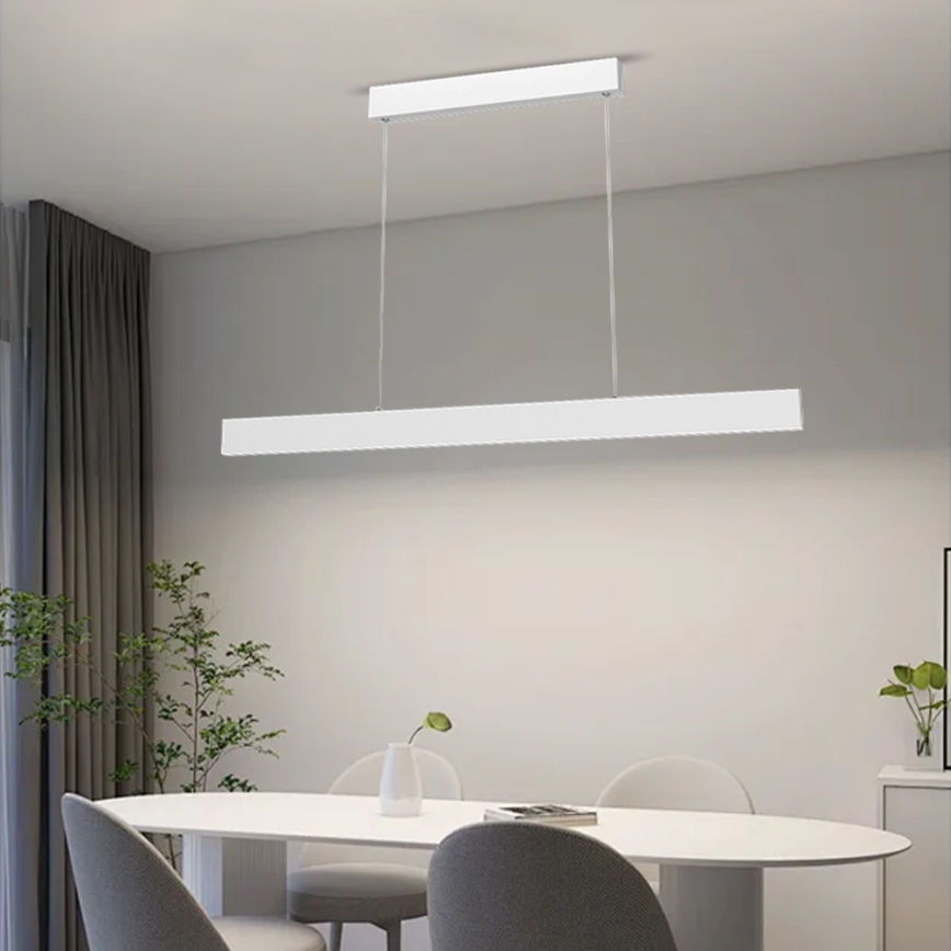 Immax NEO 07075L-LED Żyrandol ściemnialny na lince LISTON LED/18W/100-240V 118,5 cm Tuya