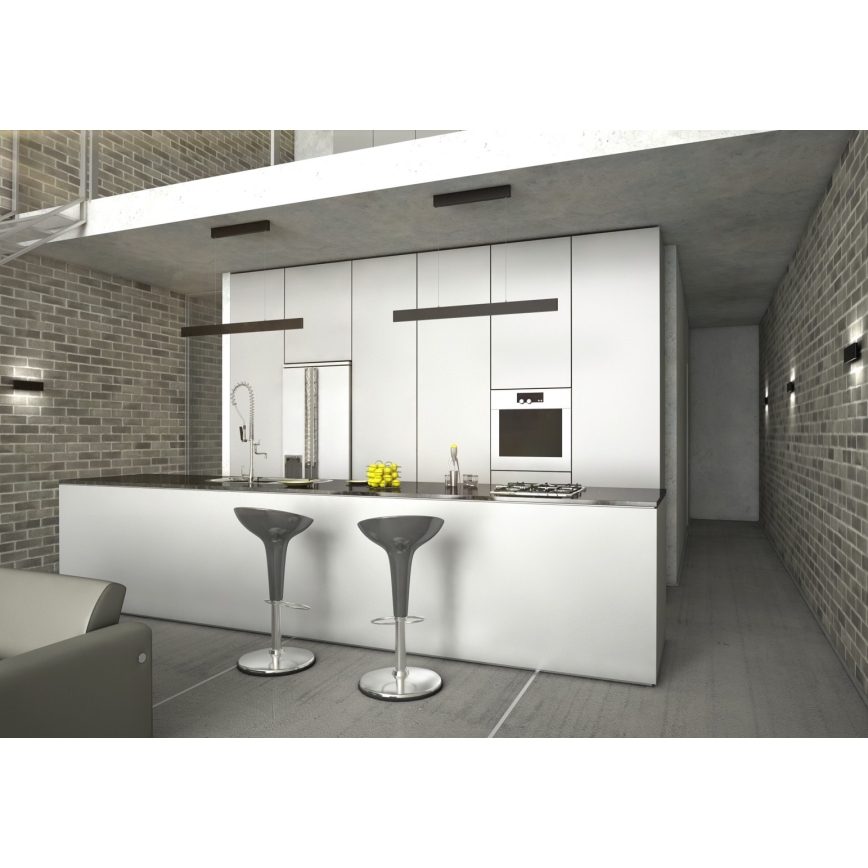 Immax NEO 07076L - Regulowany żyrandol LED na linkach czarny LISTON LED/18W/230V Tuya + pilot zdalnego sterowania