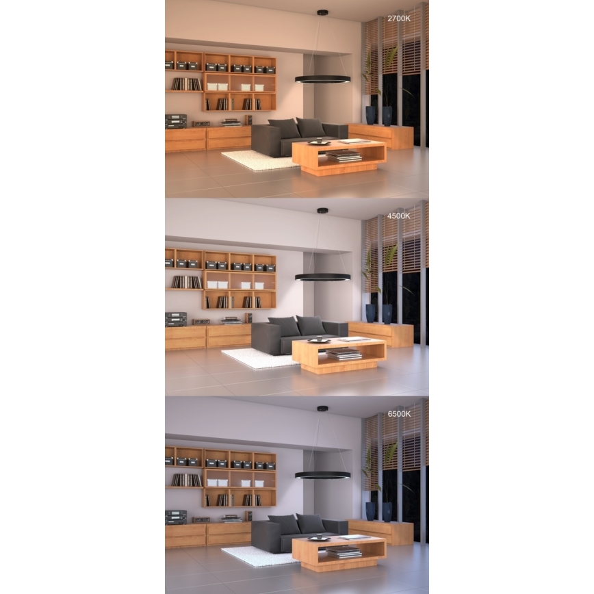 Immax NEO 07095L - LED regulowane oświetlenie sufitowe PASTEL LED/52W/230V 60 cm Tuya + pilot zdalnego sterowania