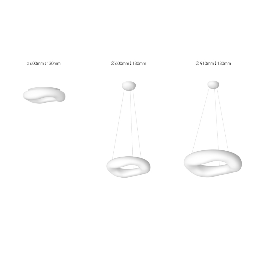 Immax NEO 07101L - LED ściemnialny żyrandol na linkach PULPO LED/60W/230V 91 cm Tuya + pilot zdalnego sterowania