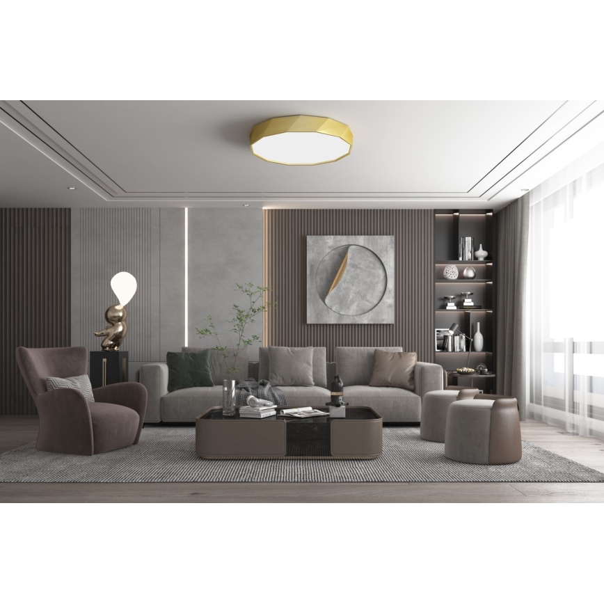 Immax NEO 07132-G80- LED Plafon DIAMANTE LED/60W/230V + pilot Tuya ZigBee