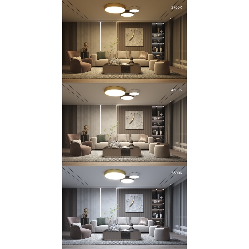 Immax NEO 07132-G80- LED Plafon DIAMANTE LED/60W/230V + pilot Tuya ZigBee