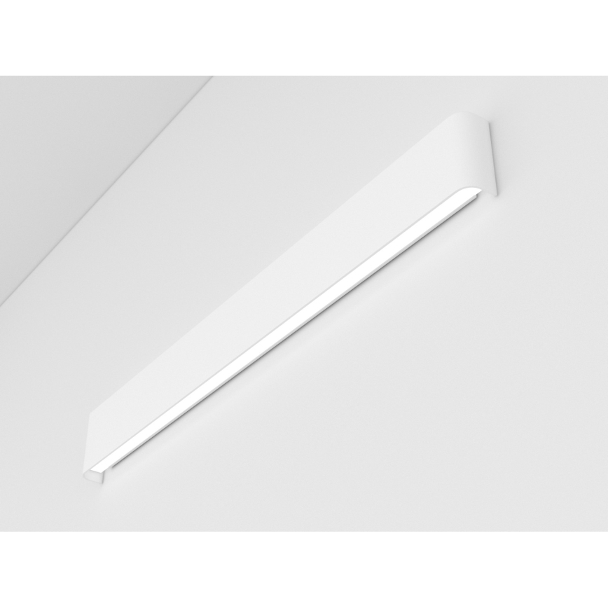 Immax NEO 07137-W - LED SMART Kinkiet ściemnialny LINEA white LED/40W/230V + pilot 76 cm Tuya ZigBee