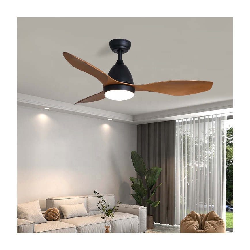 Immax NEO 07141-B - Wentylator sufitowy LED NEO LITE FRESCO LED/18W/230V Tuya Wi-Fi czarny/brązowy+ zdalne sterowanie