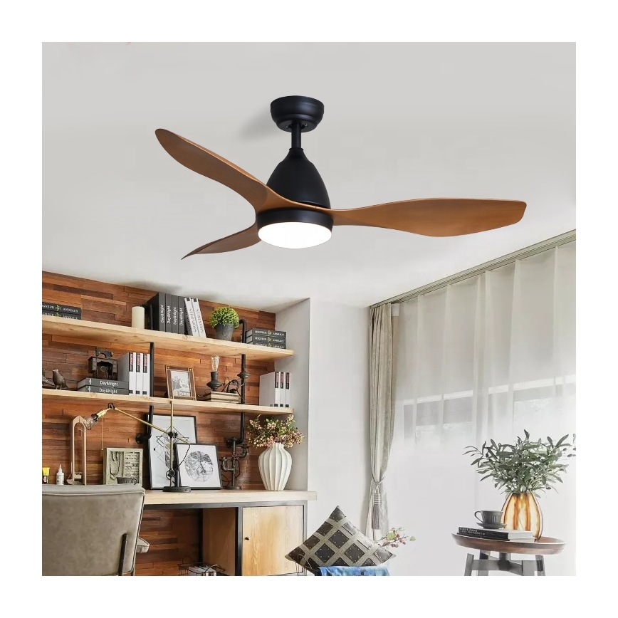 Immax NEO 07141-B - Wentylator sufitowy LED NEO LITE FRESCO LED/18W/230V Tuya Wi-Fi czarny/brązowy+ zdalne sterowanie