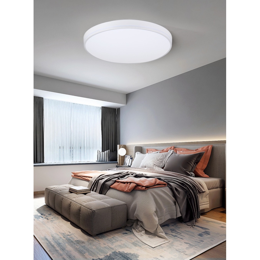 Immax NEO 07149-W51 - LED regulowane oświetlenie sufitowe NEO LITE AREAS LED/48W/230V Tuya Wi-Fi białe + pilot zdalnego sterowania
