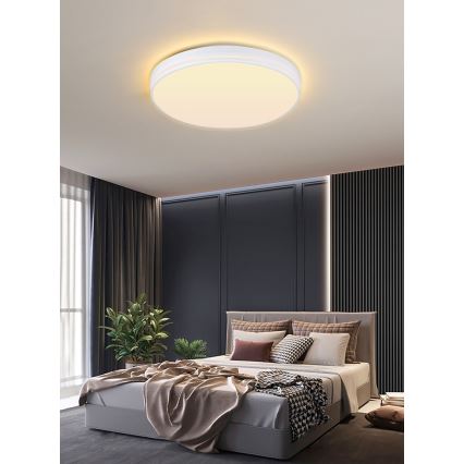 Immax NEO 07149-W51 - LED regulowane oświetlenie sufitowe NEO LITE AREAS LED/48W/230V Tuya Wi-Fi białe + pilot zdalnego sterowania