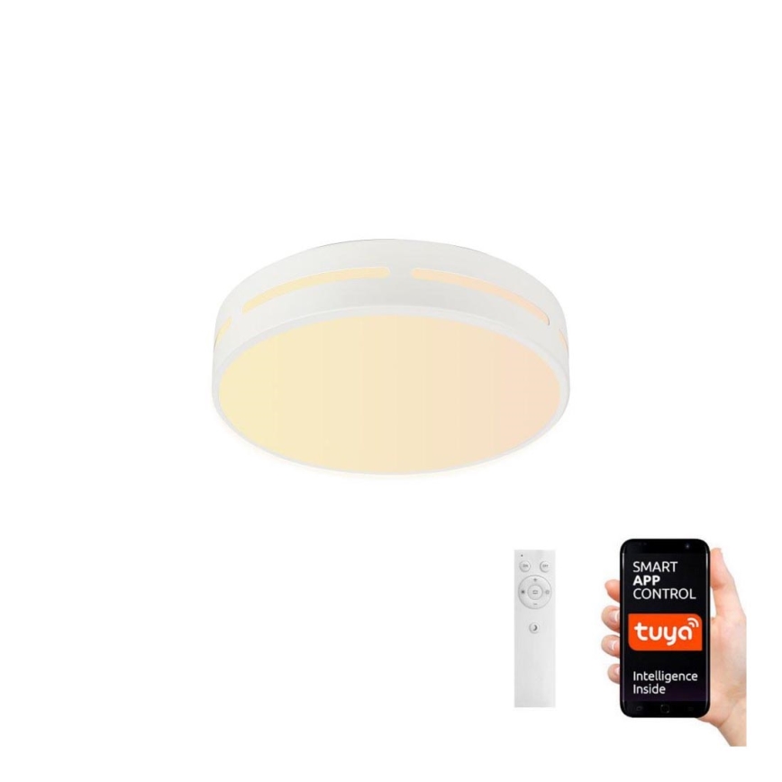 Immax NEO 07153-W40 - LED Ściemniany plafon NEO LITE PERFECTO LED/24W/230V Wi-Fi Tuya biały + pilot