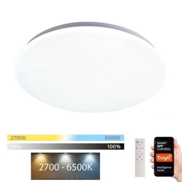Immax NEO 07156-38 - LED sufitowa lampa ściemnialna ANCORA LED/24W/230V 2700-6500K Wi-Fi + pilot Tuya