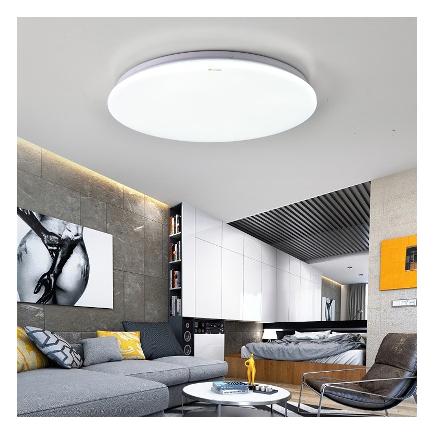 Immax NEO 07156-45 - LED Ściemnialny plafon ANCORA LED/36W/230V 2700-6500K Wi-Fi + pilot Tuya