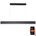 Immax NEO 07157-B120X - LED RGB+CCT Ściemnialny żyrandol na lince MILANO LED/40W/230V Tuya black