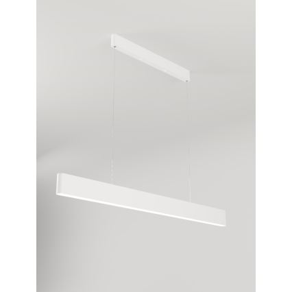 Immax NEO 07157-W120X - LED RGB+CCT Ściemnialny żyrandol na lince MILANO LED/40W/230V Tuya biały
