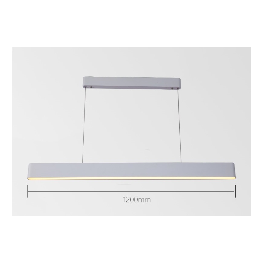 Immax NEO 07157-W120X - LED RGB+CCT Ściemnialny żyrandol na lince MILANO LED/40W/230V Tuya biały
