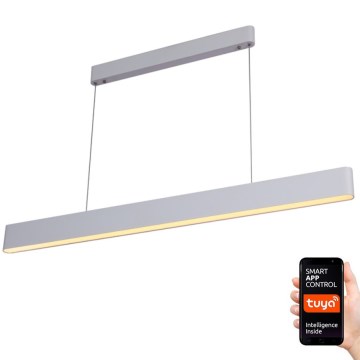 Immax NEO 07157-W120X - LED RGB+CCT Ściemnialny żyrandol na lince MILANO LED/40W/230V Tuya biały