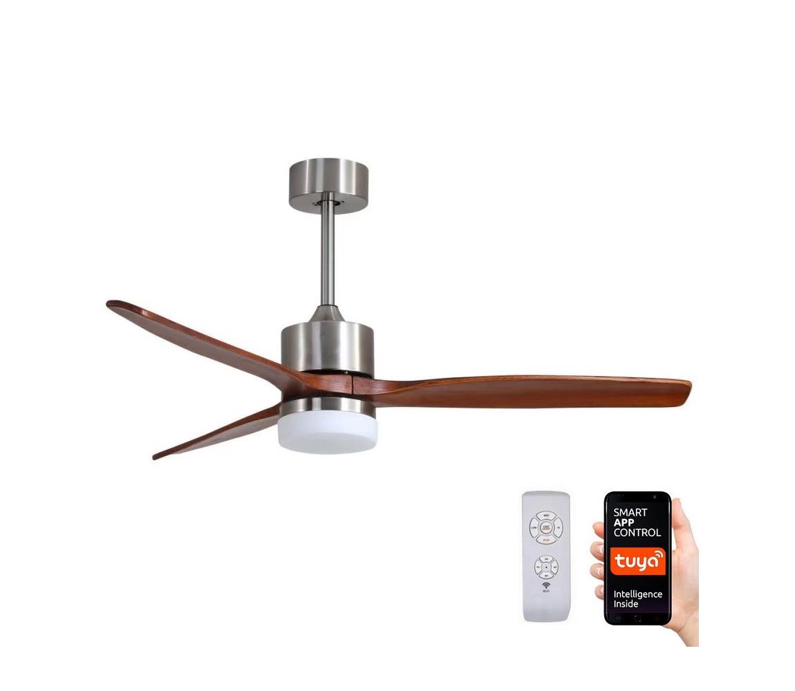 NEO 07165-S- Wentylator sufitowy LED ELEGANTE LED/18W/230V Wi-Fi Tuya+pilot